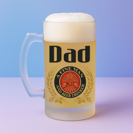 Ποτήρι Μπύρας - A Fine Man And Beer Drinker Ποτήρι Μπύρας - A Fine Man And Beer Drinker