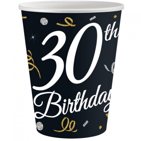 Ποτήρια 30th Birthday (6 τεμ)