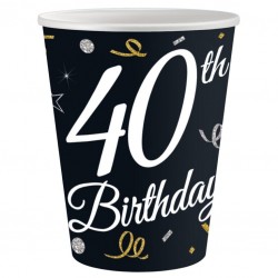 Ποτήρια 40th Birthday (6 τεμ) Ποτήρια 40th Birthday (6 τεμ)