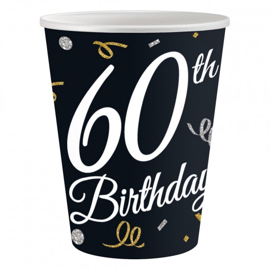 Ποτήρια 60th Birthday (6 τεμ)