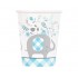 Ποτήρια γαλάζιο Ελεφαντάκι (8 τεμ)
