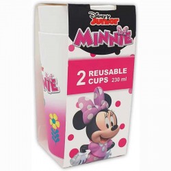 Ποτήρια πολλαπλών χρήσεων Minnie Mouse (2 τεμ) Ποτήρια πολλαπλών χρήσεων Minnie Mouse (2 τεμ)