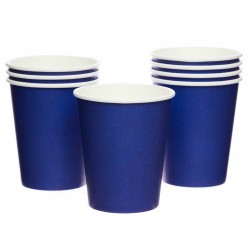 Ποτήρια χάρτινα μπλε Blueberry (8 τεμ)