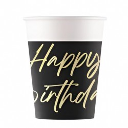 Ποτήρια πάρτυ Elegant Birthday (8 τεμ) Ποτήρια πάρτυ Elegant Birthday (8 τεμ)