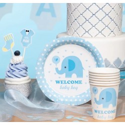 Ποτήρια πάρτυ Ελεφαντάκι - Baby Boy (6 τεμ) Ποτήρια πάρτυ Ελεφαντάκι - Baby Boy (6 τεμ)
