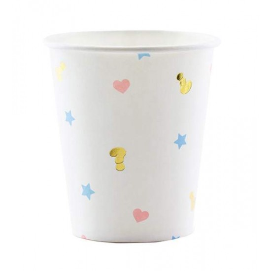 Ποτήρια πάρτυ για Gender Reveal (6 τεμ)