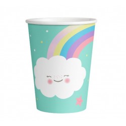 Ποτήρια πάρτυ Ουράνιο Τόξο και Σύννεφο (8 τεμ) Ποτήρια πάρτυ Ουράνιο Τόξο και Σύννεφο (8 τεμ)