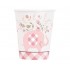 Ποτήρια ροζ Ελεφαντάκι (8 τεμ)