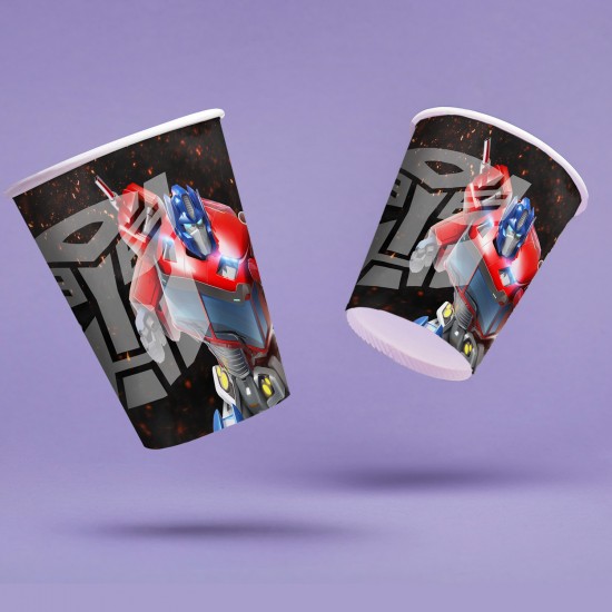 Ποτήρια πάρτυ Transformers (8 τεμ)