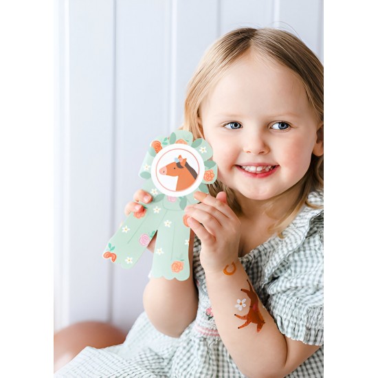 Προσκλήσεις πάρτυ Άλογο Vintage (6 τεμ)