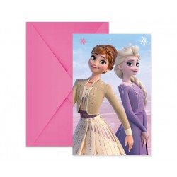 Προσκλήσεις πάρτυ Frozen Wind Spirit (6 τεμ) Προσκλήσεις πάρτυ Frozen Wind Spirit (6 τεμ)