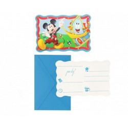 Προσκλήσεις πάρτυ Mickey Mouse (6 τεμ) Προσκλήσεις πάρτυ Mickey Mouse (6 τεμ)