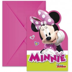 Προσκλήσεις πάρτυ Minnie Happy Helpers (6 τεμ) Προσκλήσεις πάρτυ Minnie Happy Helpers (6 τεμ)