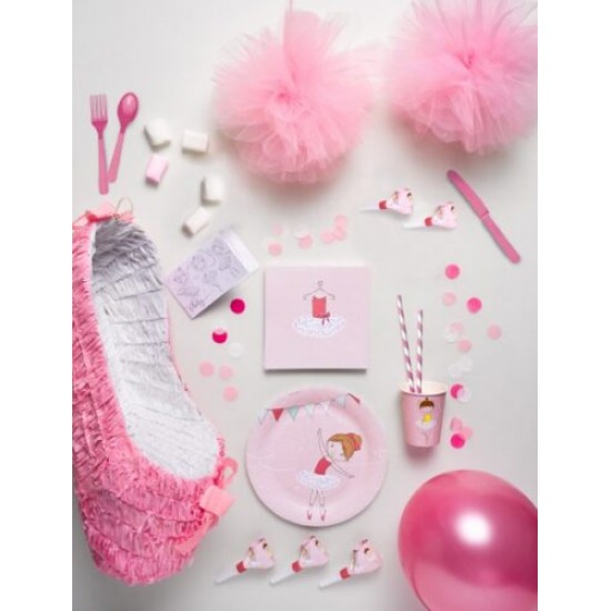 Προσκλήσεις πάρτυ Μπαλαρίνα (8 τεμ)