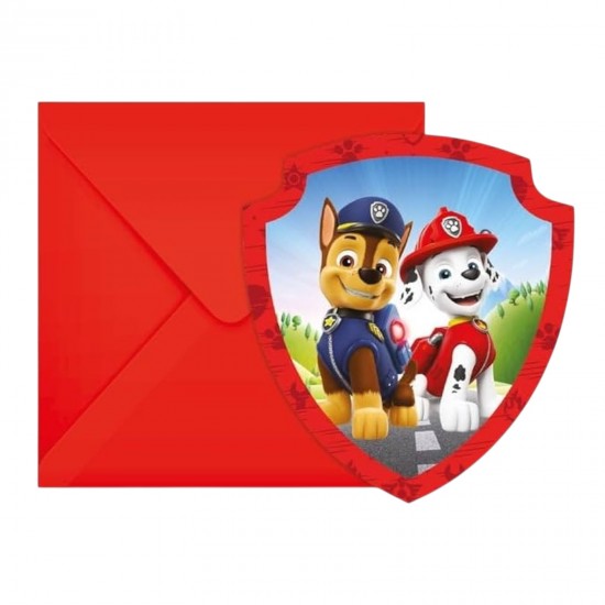 Προσκλήσεις πάρτυ Paw Patrol - Rescue Heroes (6 τεμ) Προσκλήσεις πάρτυ Paw Patrol - Rescue Heroes (6 τεμ)
