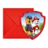 Προσκλήσεις πάρτυ Paw Patrol - Rescue Heroes (6 τεμ)