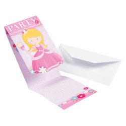 Προσκλήσεις πάρτυ Πριγκίπισσα (8 τεμ) Προσκλήσεις πάρτυ Πριγκίπισσα (8 τεμ)