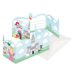 Προσκλήσεις πάρτυ Νεράιδα και Ιππότης (8 τεμ) Προσκλήσεις πάρτυ Νεράιδα και Ιππότης (8 τεμ)