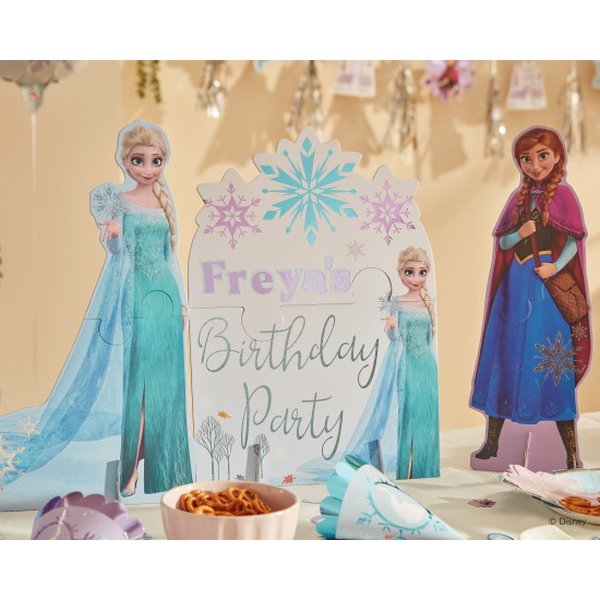 Προσωποποιημένος Πίνακας Frozen Με Αυτοκόλλητα & Φιγούρες που Στέκονται