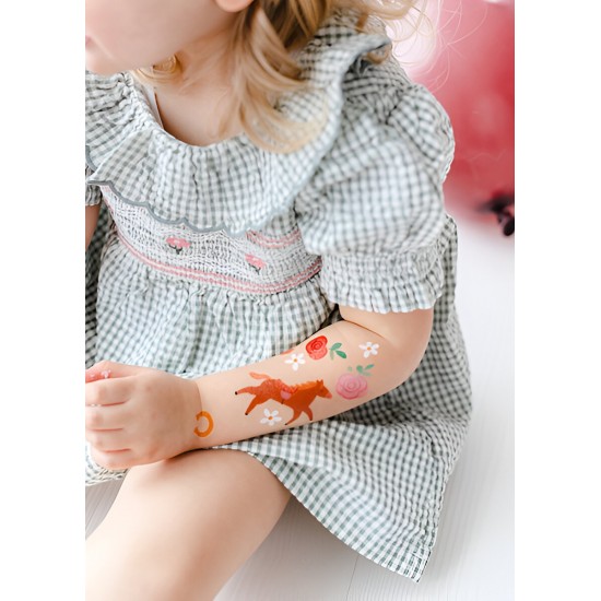 Προσωρινά Τατουάζ Άλογο Vintage (16 τεμ)