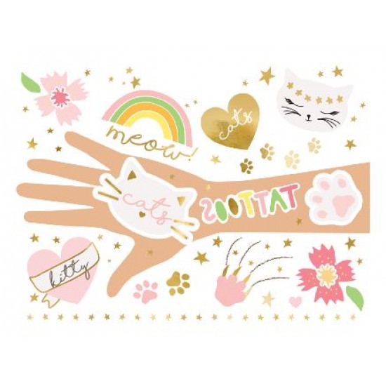 Προσωρινά Τατουάζ Γατούλα (12 τεμ)
