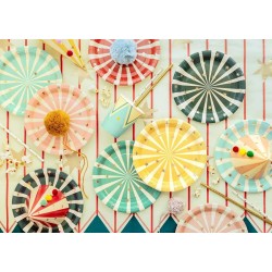 Ριγέ Πιάτα Τσίρκο (6 τεμ) Ριγέ Πιάτα Τσίρκο (6 τεμ)