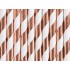 Rosegold χάρτινα καλαμάκια ριγέ (10 τεμ)