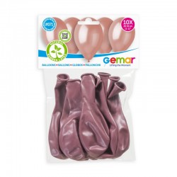 Ροζ Χρυσά Λάτεξ Μπαλόνια (10 τεμ) Ροζ Χρυσά Λάτεξ Μπαλόνια (10 τεμ)