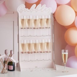 Ροζ Prosecco Wall – Σταντ για ποτήρια σαμπάνιας Ροζ Prosecco Wall – Σταντ για ποτήρια σαμπάνιας