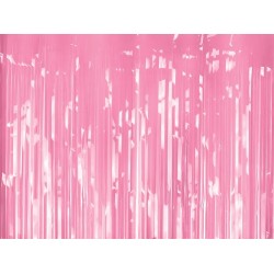 Ροζ Κουρτίνα πάρτυ (200x100cm)