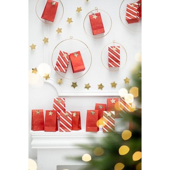 Σακουλάκια Αντίστροφης Μέτρησης Χριστουγέννων (24 τεμ)