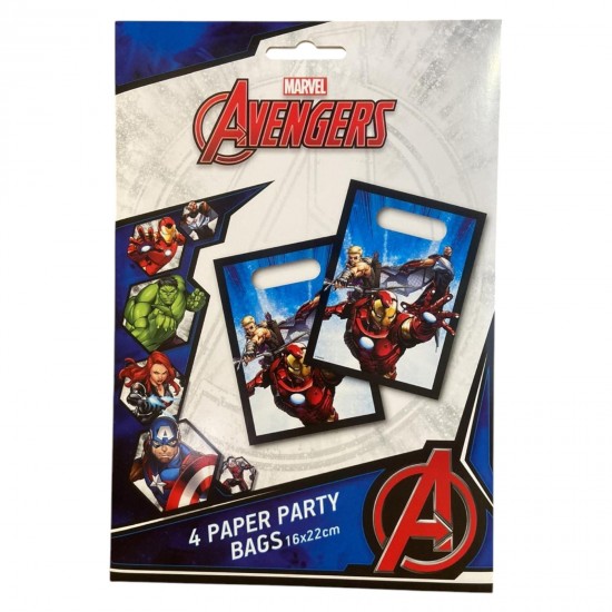 Σακουλάκια για δώρα πάρτυ Avengers (4 τεμ)