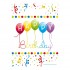Σακουλάκια για δωράκια Happy Birthday (6 τεμ)