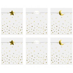 Σακουλίτσες με αυτοκόλλητο Little Star (6 τεμ) Σακουλίτσες με αυτοκόλλητο Little Star (6 τεμ)