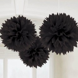 Σετ Fluffy Pom Pom Μαύρα (3 τεμ) Σετ Fluffy Pom Pom Μαύρα (3 τεμ)