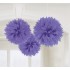 Σετ Fluffy Pom Pom Μοβ (3 τεμ)