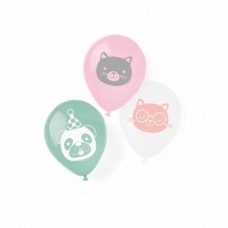 Σετ Λάτεξ μπαλόνια Hello Pets (6 τεμ) Σετ Λάτεξ μπαλόνια Hello Pets (6 τεμ)