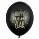 Σετ μαύρα Μπαλόνια Happy New Year (6 τεμ)