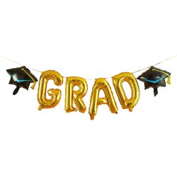 Σετ Μπαλόνια Αποφοίτησης - GRAD (6 τεμ) Σετ Μπαλόνια Αποφοίτησης - GRAD (6 τεμ)
