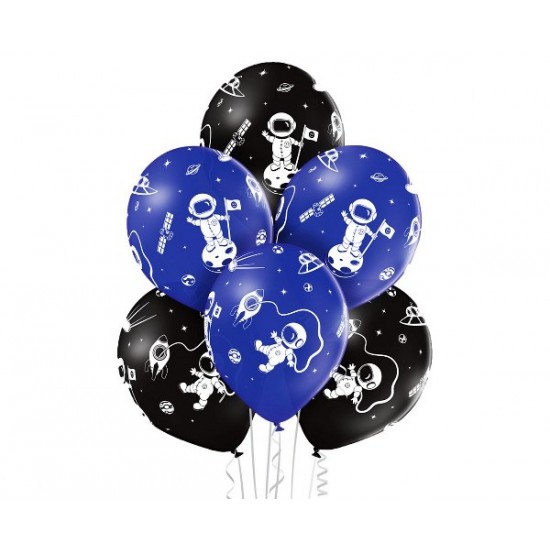 Σετ μπαλόνια Αστροναύτης (6 τεμ)