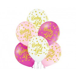 Σετ μπαλόνια Baby Girl (6 τεμ) Σετ μπαλόνια Baby Girl (6 τεμ)