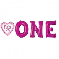Σετ Μπαλόνια “Fun to be One” κοριτσάκι (4 τεμ) Σετ Μπαλόνια “Fun to be One” κοριτσάκι (4 τεμ)