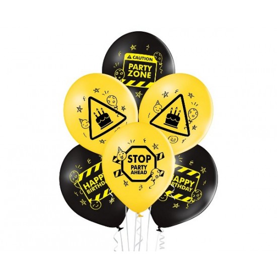 Σετ μπαλόνια Γενεθλίων Party Zone (6 τεμ)