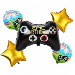 Σετ μπαλόνια Γενεθλίων Video Games (5 τεμ) Σετ μπαλόνια Γενεθλίων Video Games (5 τεμ)