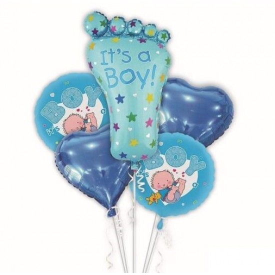 Σετ Μπαλόνια γέννησης It's a Boy (5 τεμ)