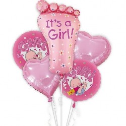Σετ Μπαλόνια γέννησης It's a Girl (5 τεμ) Σετ Μπαλόνια γέννησης It's a Girl (5 τεμ)