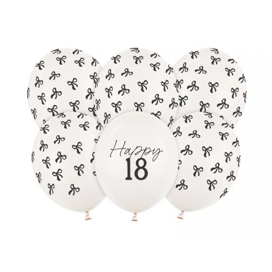 Σετ Μπαλόνια Happy 18 (6 τεμ)