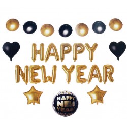 Σετ μπαλόνια Happy New Year (24 τεμ)