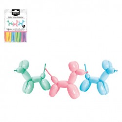 Σετ Μπαλόνια Κατασκευής Παστέλ Χρώματα (15 τεμ)