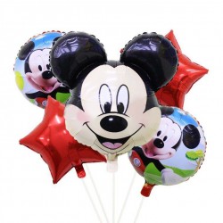 Σετ Μπαλόνια Mickey Mouse (5 τεμ) Σετ Μπαλόνια Mickey Mouse (5 τεμ)